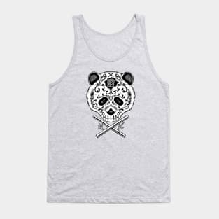 Panda De La Muerte Tank Top